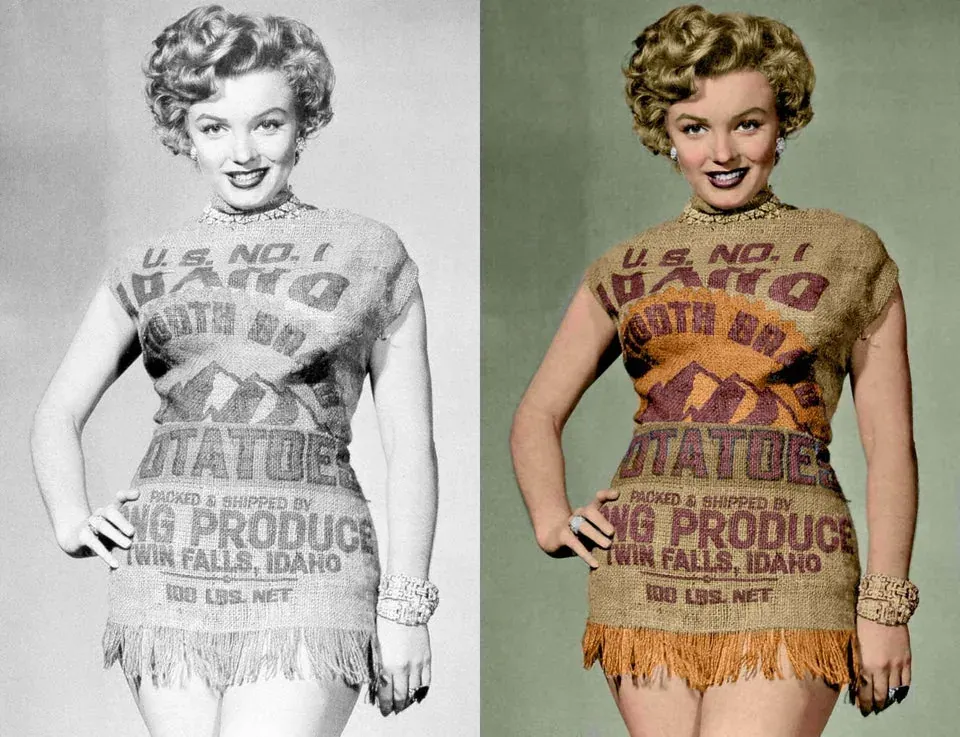 Kenapa Marilyn Monroe Pakai Baju Yang Diperbuat Daripada Guni Ni?