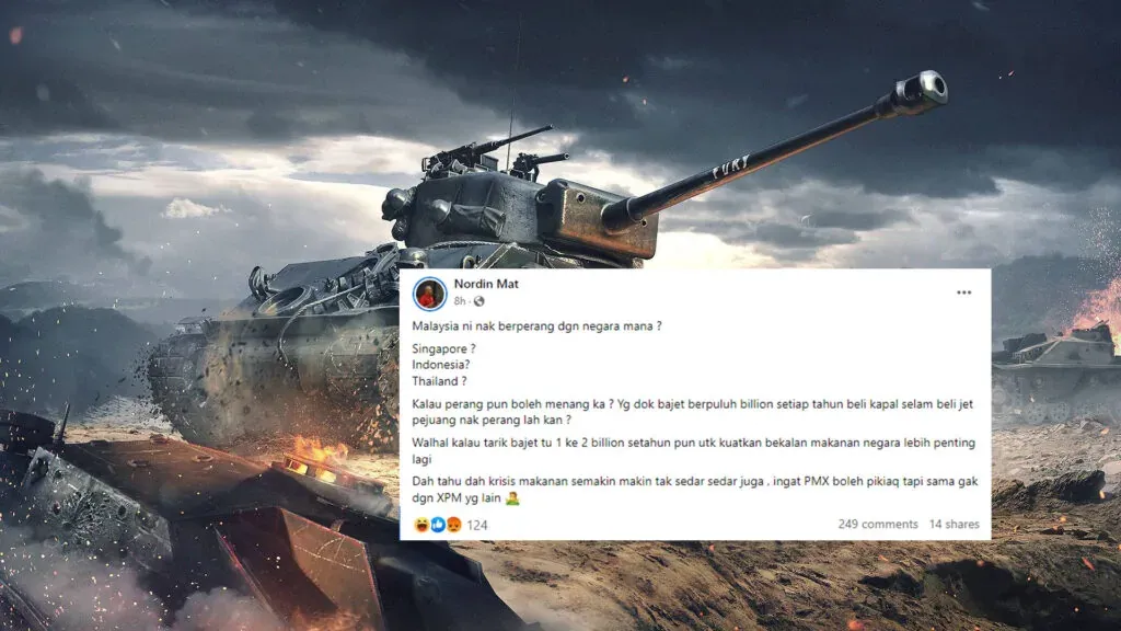 Buat Apa Belanja Untuk Pertahanan Sebab Malaysia Nak Berperang Dengan Siapa?
