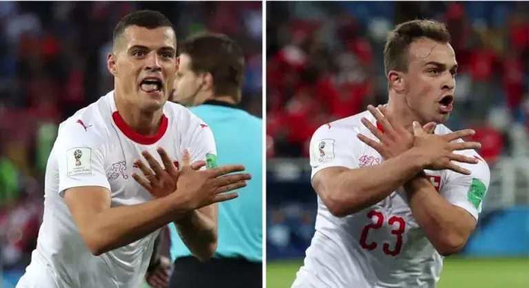 Ada Apa Pada Lambang Albania Oleh Shaqiri Dan Xhaka?