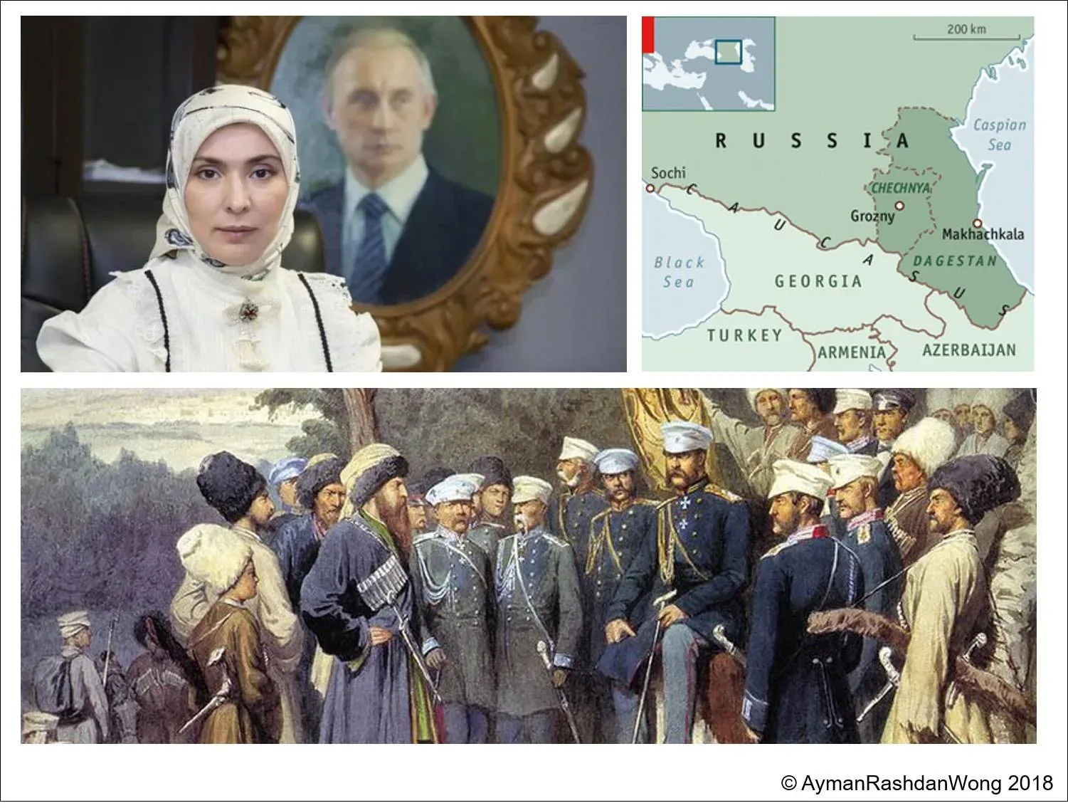 Al-Kisah Aina Gamzatova Tanding Presiden Rusia