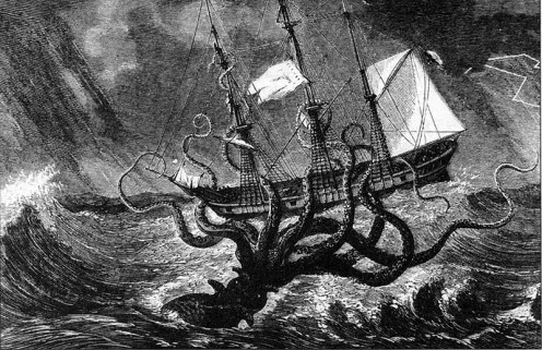 Serangan Sotong Gergasi Dalam Sejarah