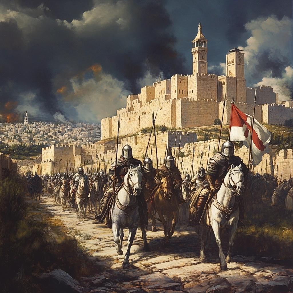 Kerajaan Jerusalem: Kerajaan Binaan Tentera Salib Di Palestin!
