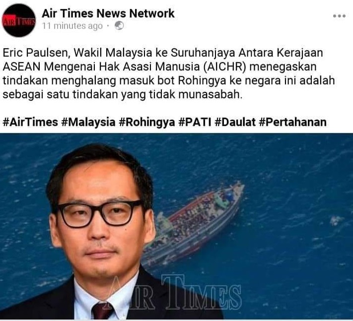 Eric Paulsen Bantah Kerajaan Halang Pendatang Masuk Dalam Negara Ketika Wabak