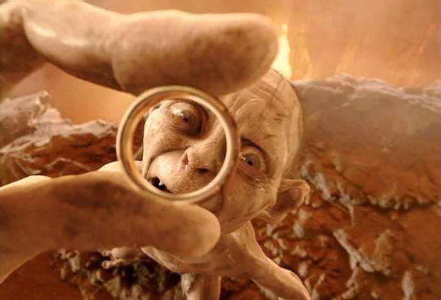 Gollum, Pencandu Cincin