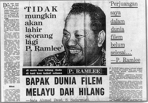 Perginya Seorang Seniman Agung P. Ramlee