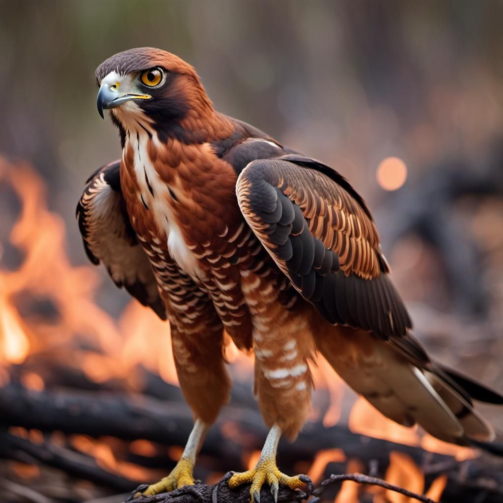 Ada Spesis Burung Helang Yang Pandai Membakar Hutan?