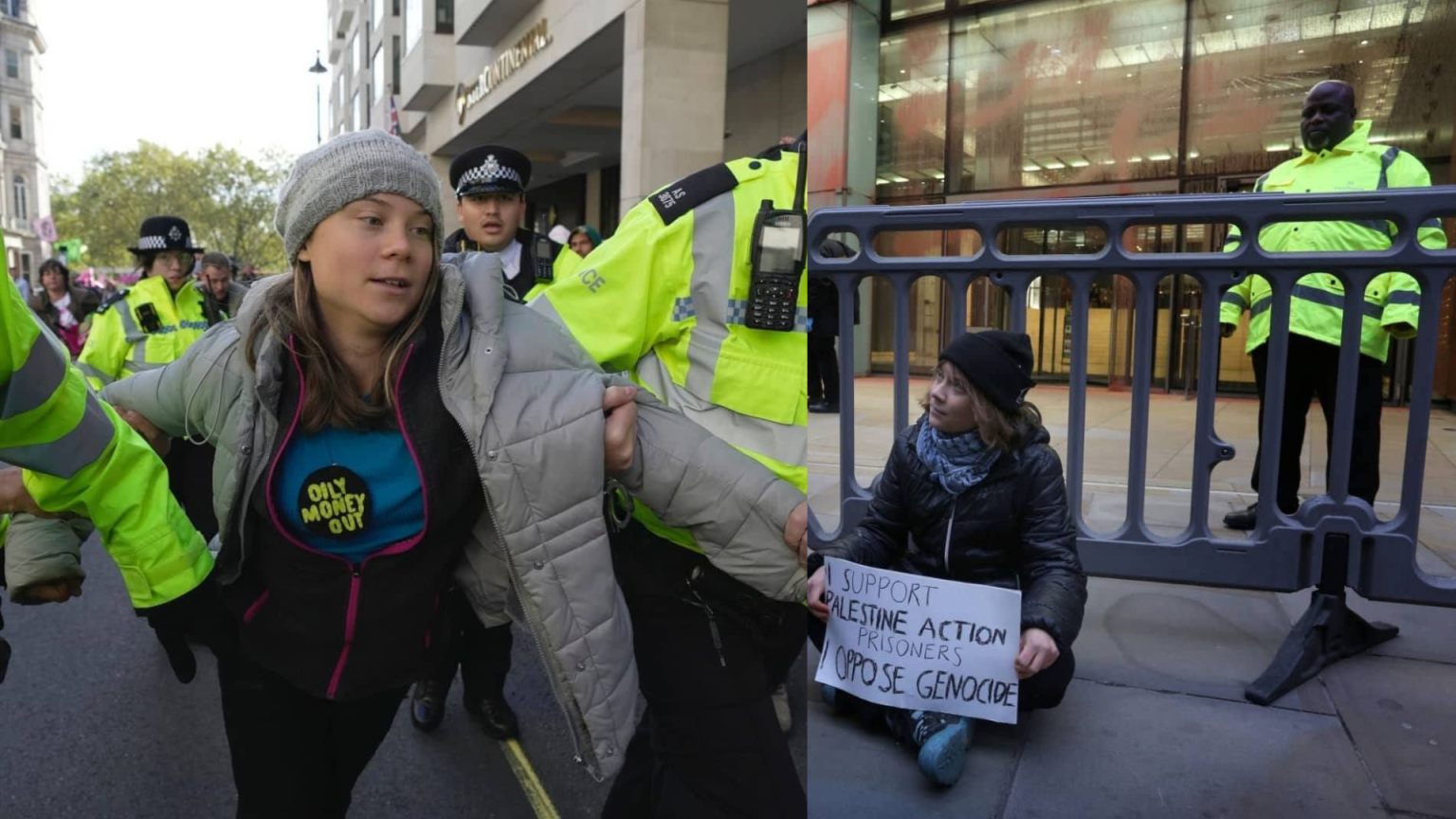 Greta Thunberg Ditahan Di London Dan Dianggap Sebagai ‘Peng**nas’. Ini Bukti Wajah Hodoh Hipokrasi British.