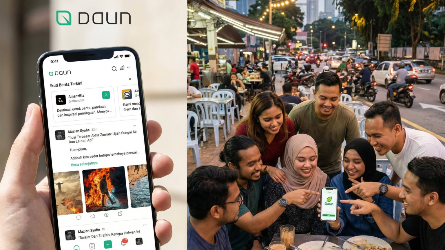 Aplikasi ‘Daun’: Alternatif Buatan Malaysia Untuk Media Sosial Yang Semakin Toksik!
