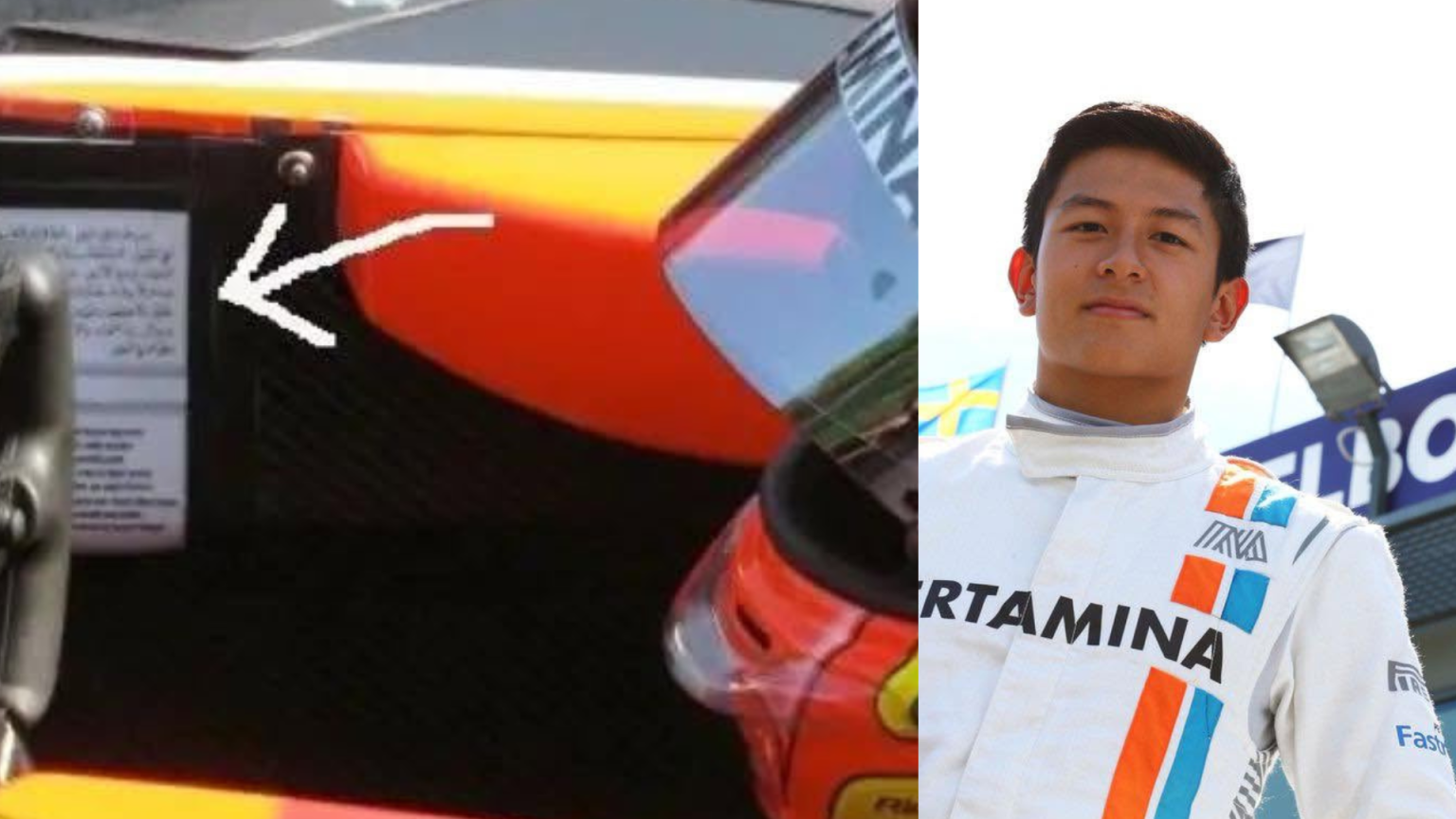 Rio Haryanto, Pelumba F1 Pertama Indonesia Yang Letak Sticker Ayat Kursi Pada Jenteranya