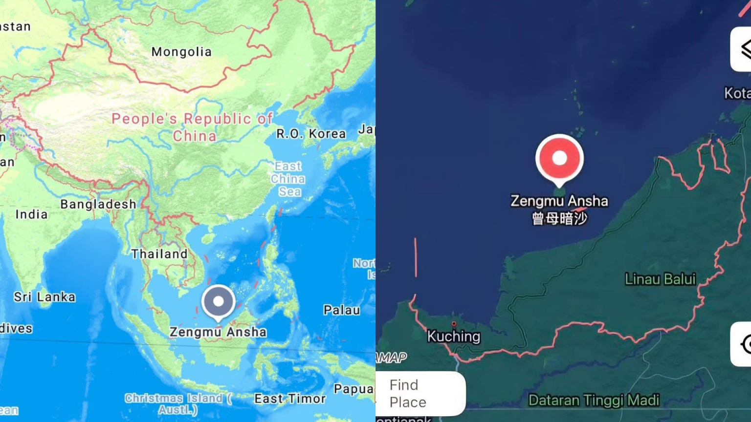 AMap Cabar Kedaulatan Negara? Waze Versi China Ini Guna Nine-Dash Line Atas Perairan Kita!