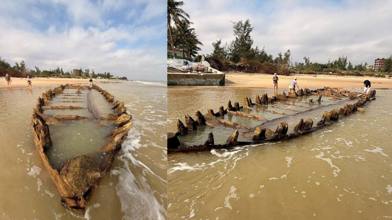 Taufan Kalmaegi Bongkar Kapal Dagang Abad ke-14 di Pantai Hoi An!