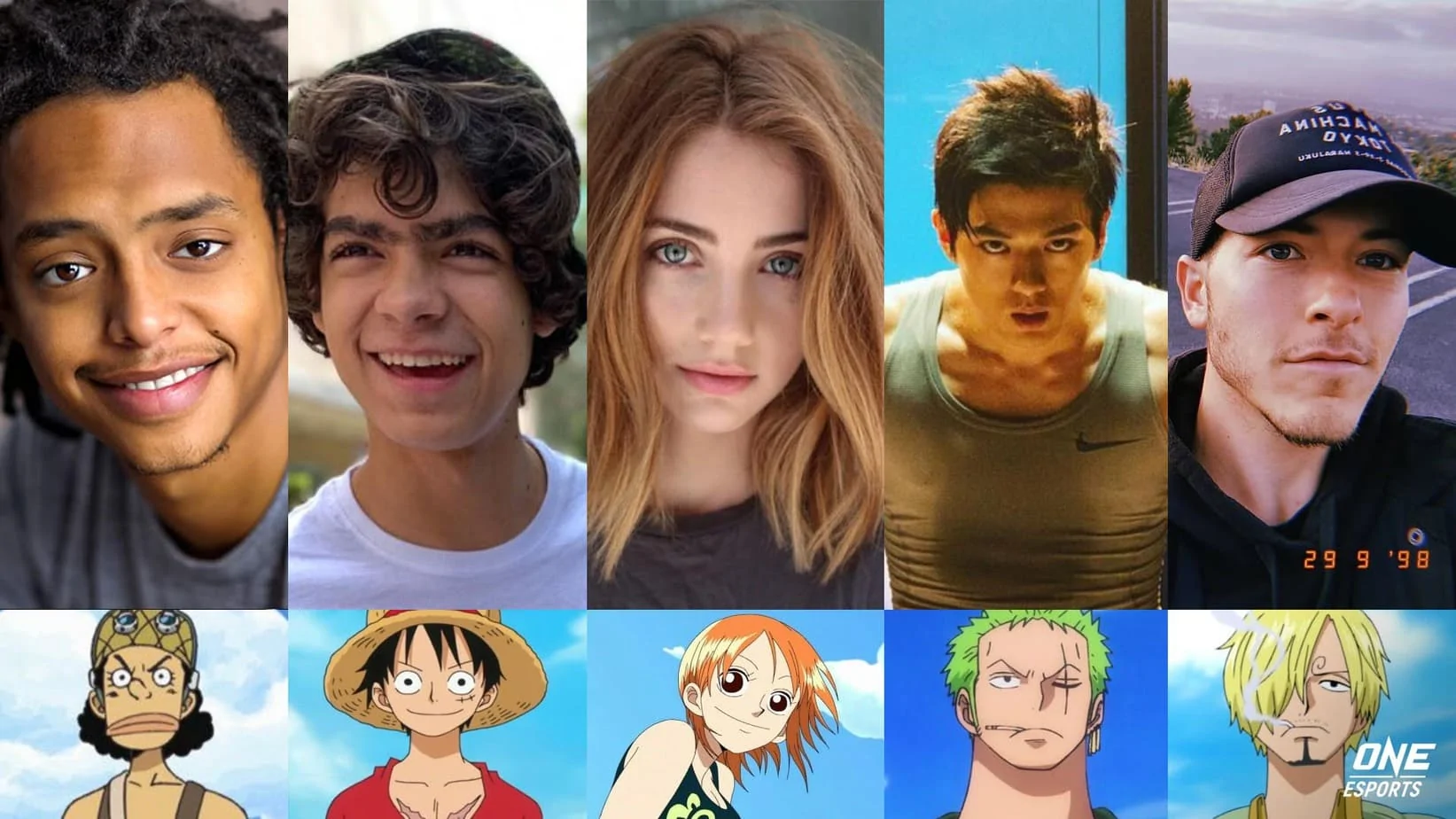 One Piece- Live Action Characters Comparison - BiliBili