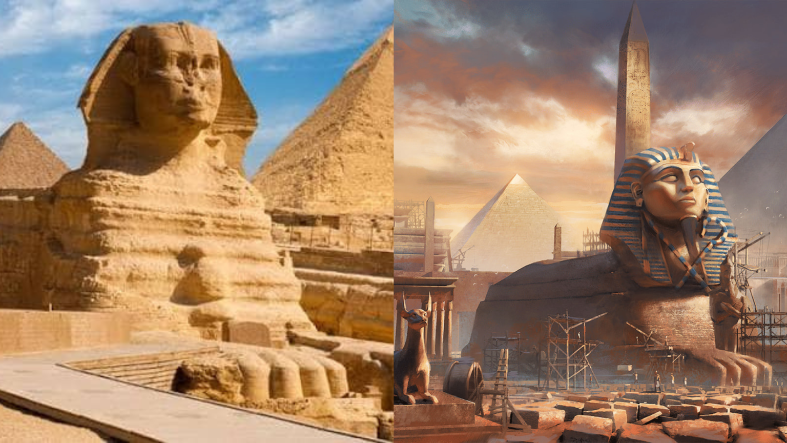 Sphinx: Satu-Satunya Tugu Berbentuk Singa Yang Masih Kukuh Di Tengah Gurun Pasir!